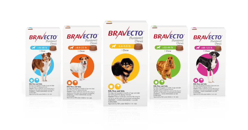 bravecto chew packaging